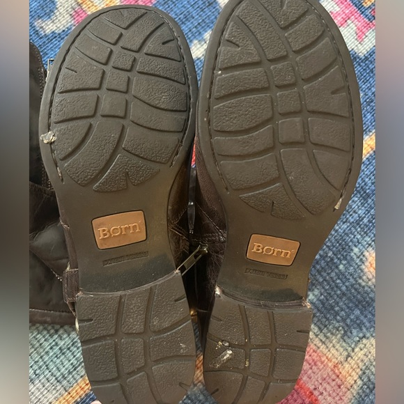 Born Shoes dark brown leather riding boots size 9 - Picture 4 of 7